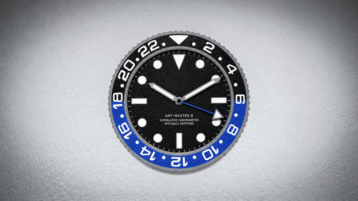 GMT Master II 3D Wall Clock 30 CM