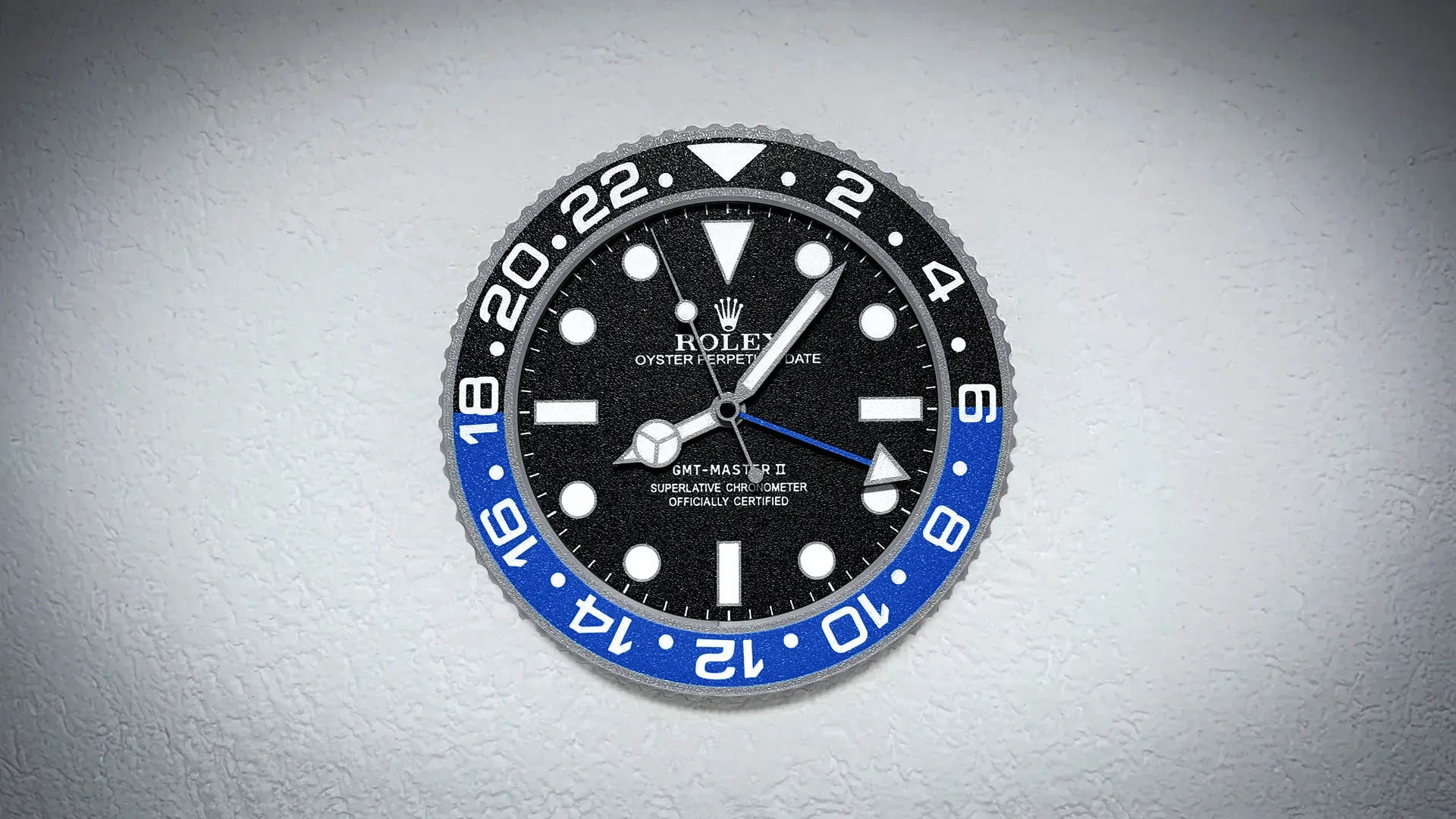 Rolex GMT Master II 3D Wall Clock