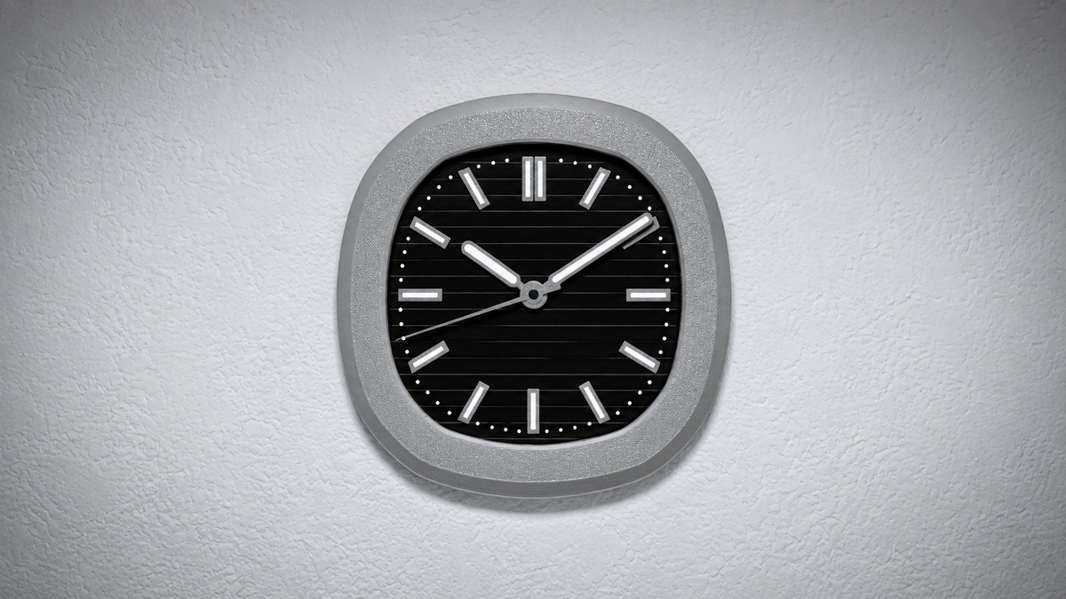 PP 3D Wall Clock 30 CM