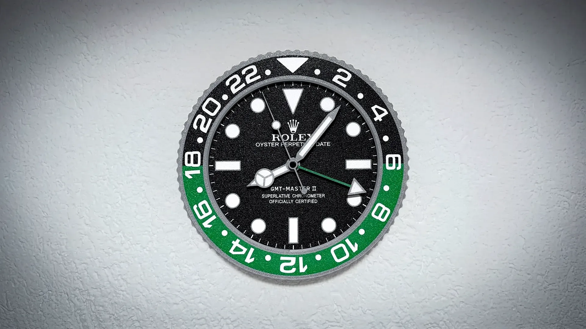 Rolex GMT Master II 3D Wall Clock